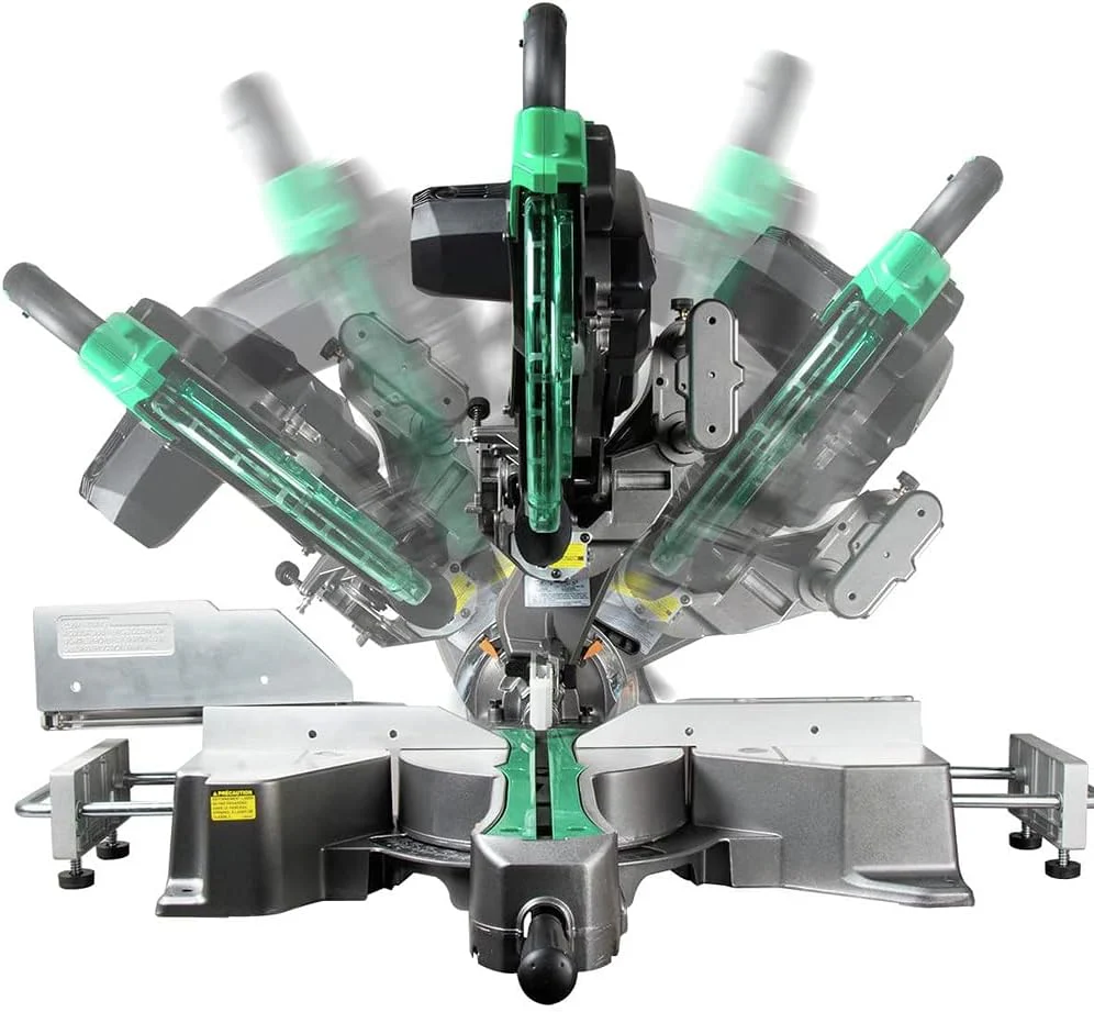 Metabo HPT Sliding Compound Miter Saw | 12-Inch Blade | Double Bevel | Laser Marker | 15-Amp Motor | 5 Year Warranty | C12RSH2S - Image 5