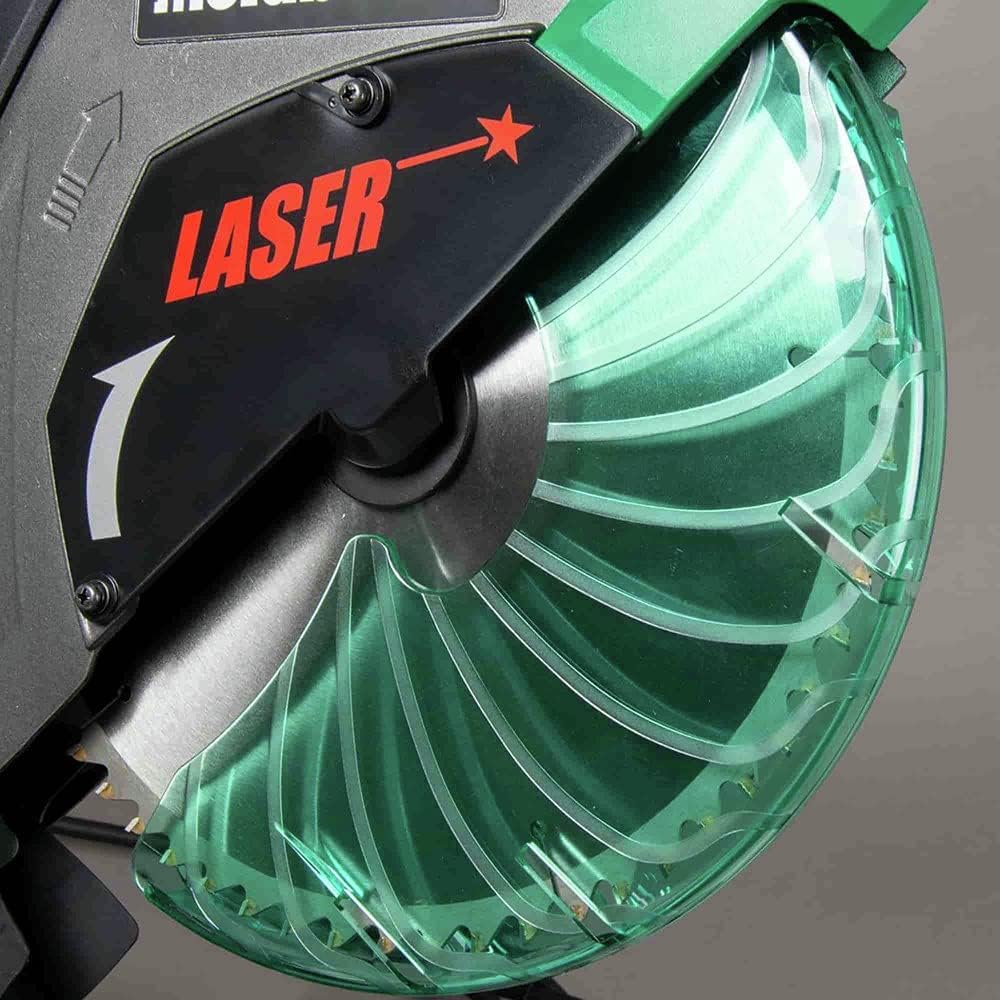 Metabo HPT Sliding Compound Miter Saw | 12-Inch Blade | Double Bevel | Laser Marker | 15-Amp Motor | 5 Year Warranty | C12RSH2S - Image 6