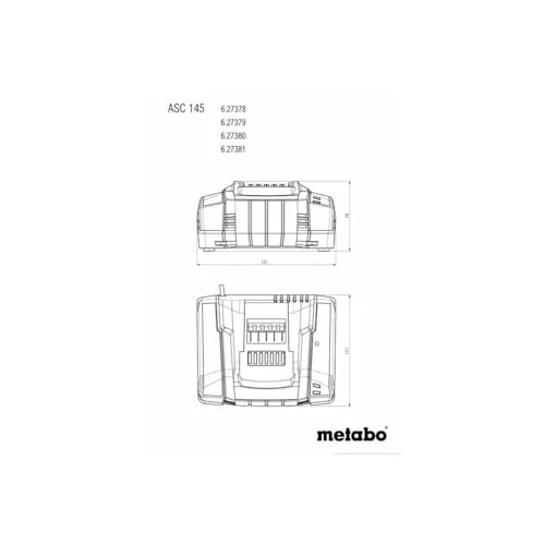 Metabo Promotional Asc 145 12-36V Air Cooled Quick Charger - Image 2