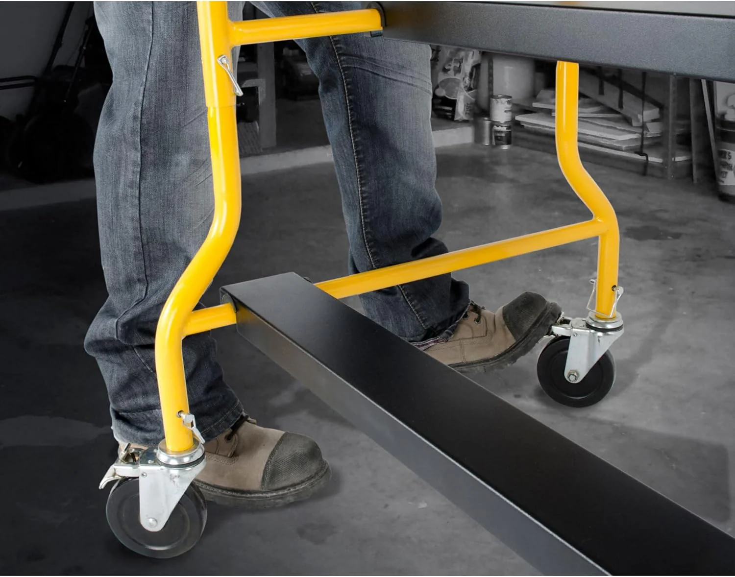 Metaltech I-IMIS Job Site Series 6-3/8' x 4' x 2-1/2' Scaffold, 900 Lb. Load Capacity - Image 8