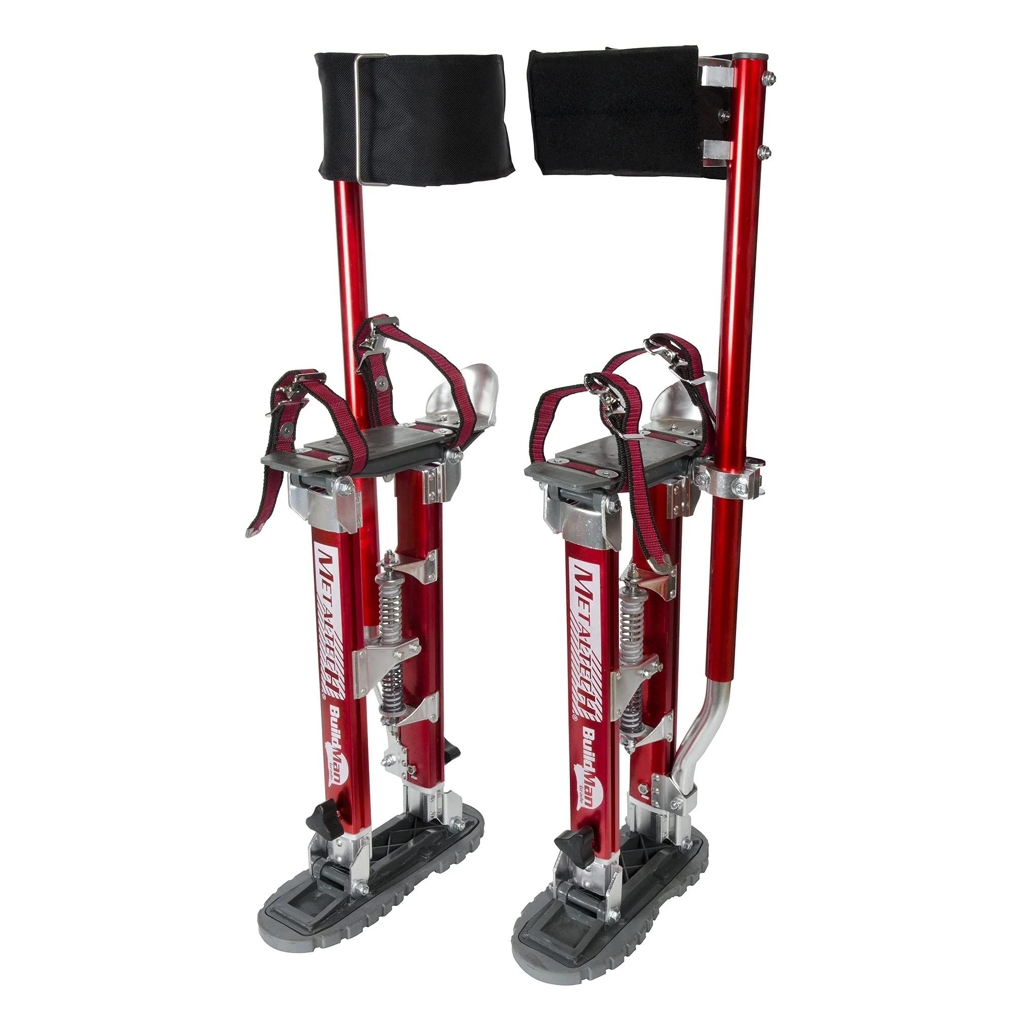 MetalTech BuildMan Grade Drywall Adjustable Stilts with 225 lbs. Load Capacity - Image 3