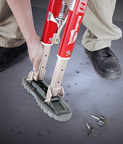 MetalTech BuildMan Grade Drywall Adjustable Stilts with 225 lbs. Load Capacity - Image 4