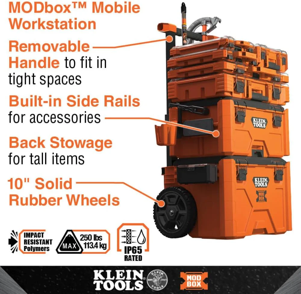 Klein Tools 54806MB MODbox Tall Component Box, Full Width - Image 3