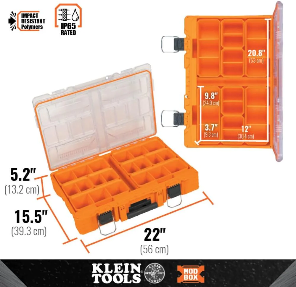 Klein Tools 54806MB MODbox Tall Component Box, Full Width - Image 5