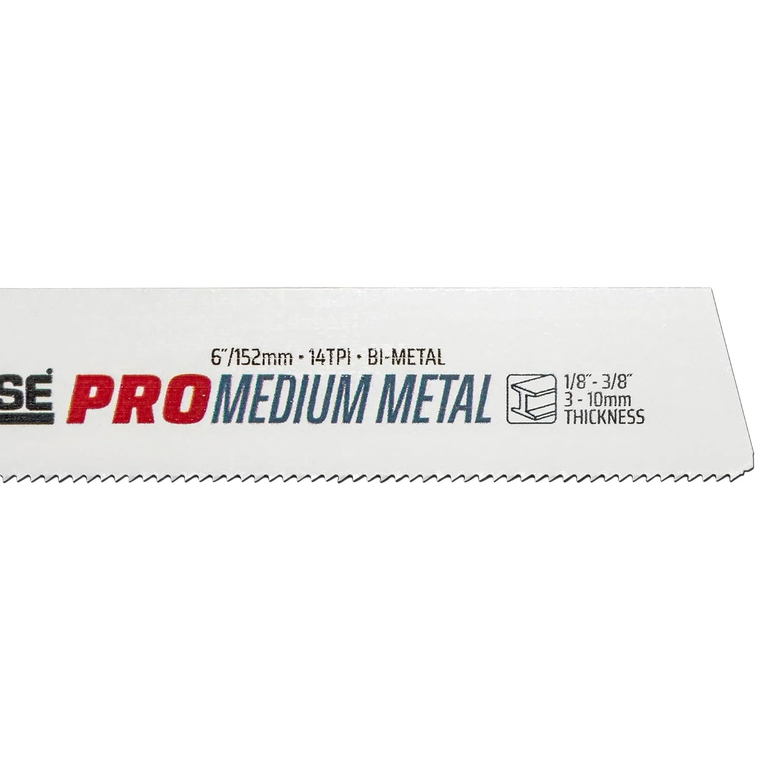 Morse Bi-Metal Pro Medium Metal Reciprocating Saw Blade 6" x 1" x .42" 14 TPI (Pack of 25) - Image 6