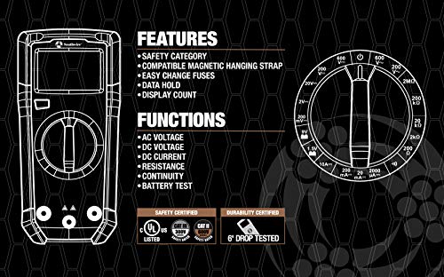 Southwire Multimeter Manual Range - Image 3
