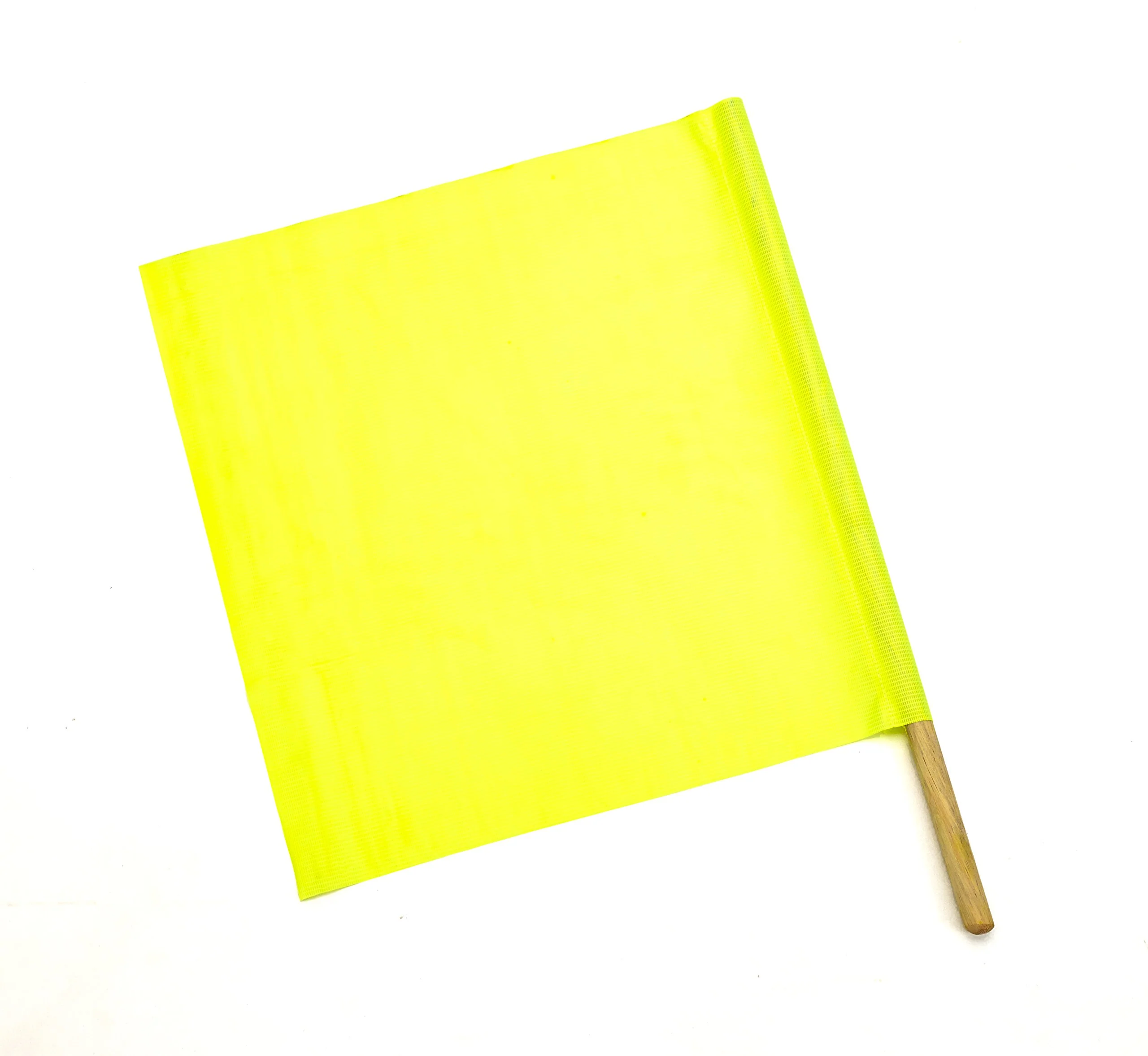 Mutual Industries 14994-139-1827 Vinyl Highway Safety Flag, Lime, 18" x 18" x 27" (Pack of 10)