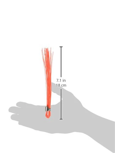 Mutual Industries 15900-145 Stake Whisker Markers, 6", Glo Orange (Pack of 500) - Image 2
