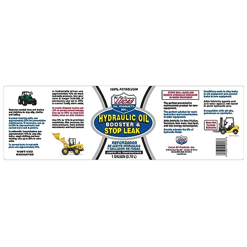 New Hydraulic Oil and Stop Leak For Lucas Oil 10018 - Image 3