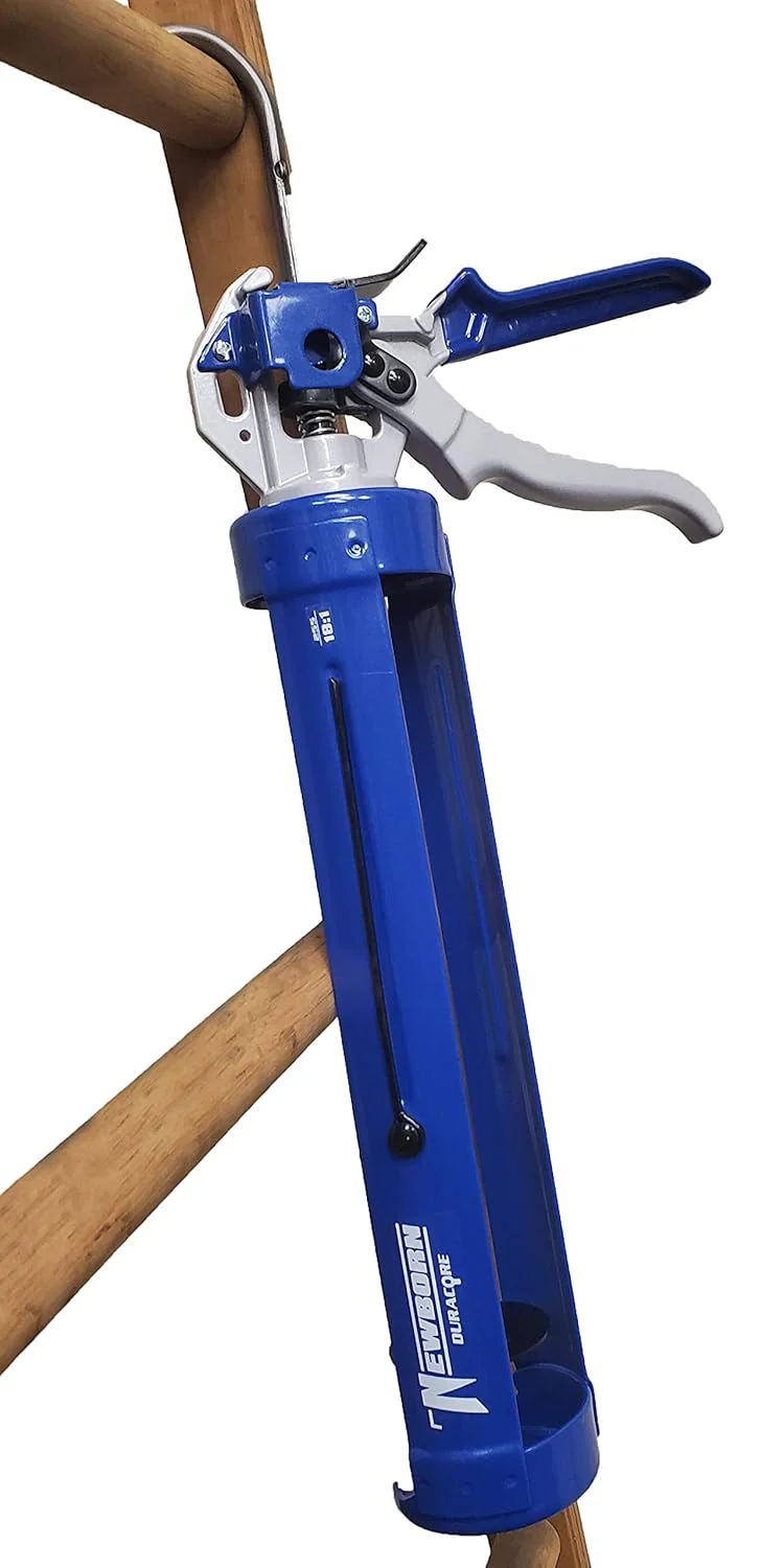 Newborn Super Smooth Rod Revolving Frame Caulking Gun, 1/4 Gallon Cartridge, 18:1 Thrust Ratio - Image 6