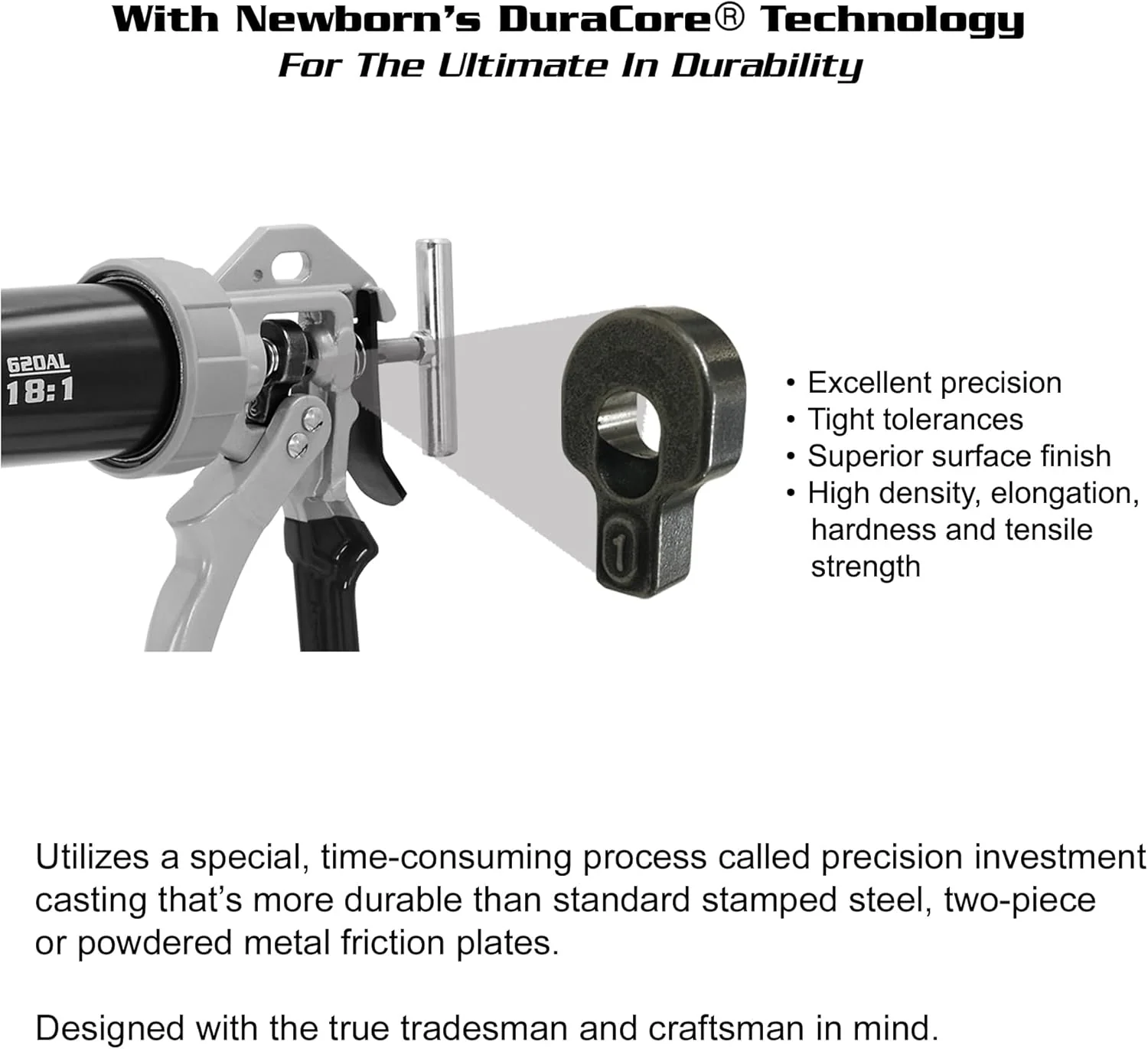 Newborn Clear Barrel 20oz. Sausage Gun Model 620AL-CLEAR, Great for Cold/Winter - Image 4