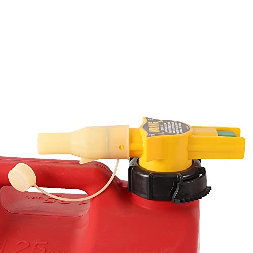 No-Spill 1415 1-1/4-Gallon Poly Gas Can (CARB Compliant), Red - Image 3