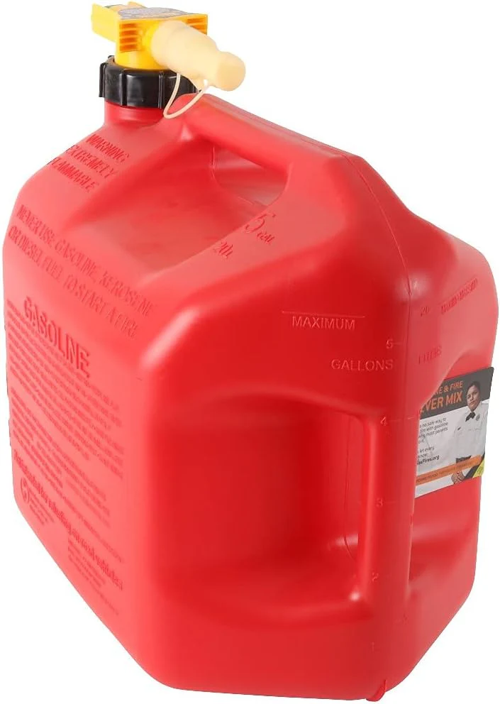 1450 5-Gallon Poly Gas Can (CARB Compliant),Red - Image 3