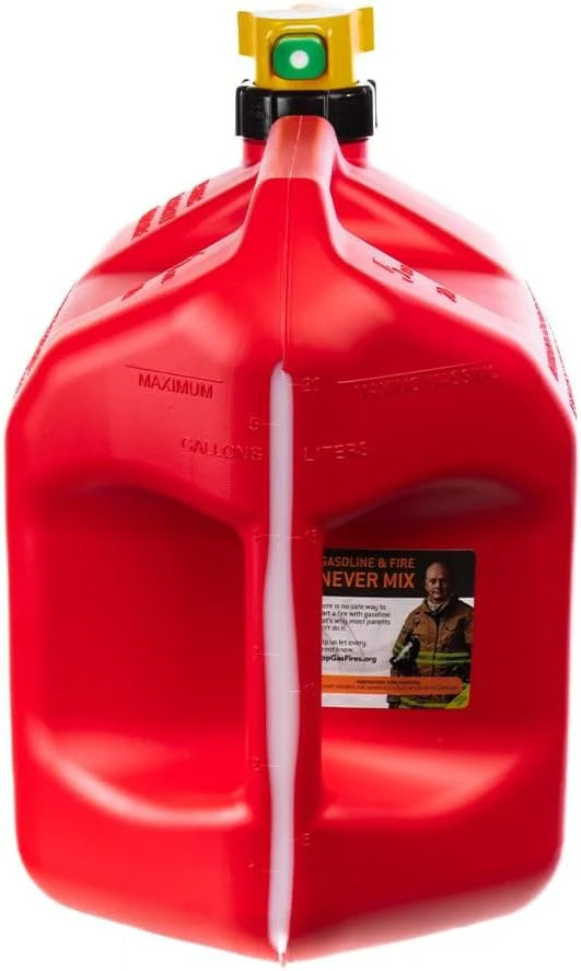 No-Spill NSP-1460, 5 Gallon Gas Can for Fuel with View Stripe,Red - Image 6