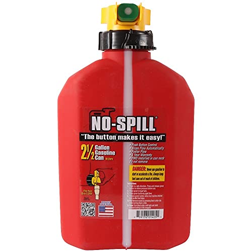 No-Spill Stens 2 1/2 Gallon Fuel Can 765-102 For No-Spill 1405, 765-102, 11.75" x 8" x 10"", Red - Image 4