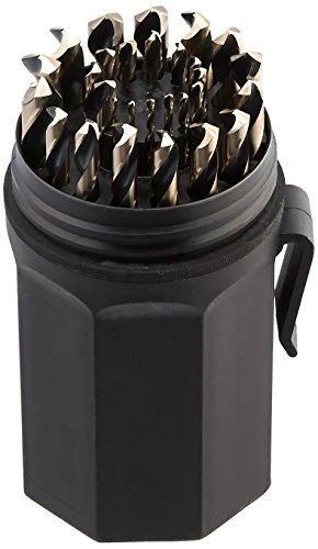 Norseman Ultra Dex Type 240-UB 135 Degree Split Point Magnum Super Premium Jobber 29-Piece Drill Set