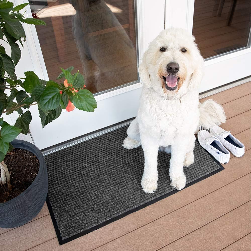 Notrax 109 Brush Step Carpeted Indoor/Outdoor Entrance Mat for Home or Office, 3' X 10', Absorbent Slip Resistant Heavy Duty Entry Mat, Charcoal, 109S0310CH - Image 6