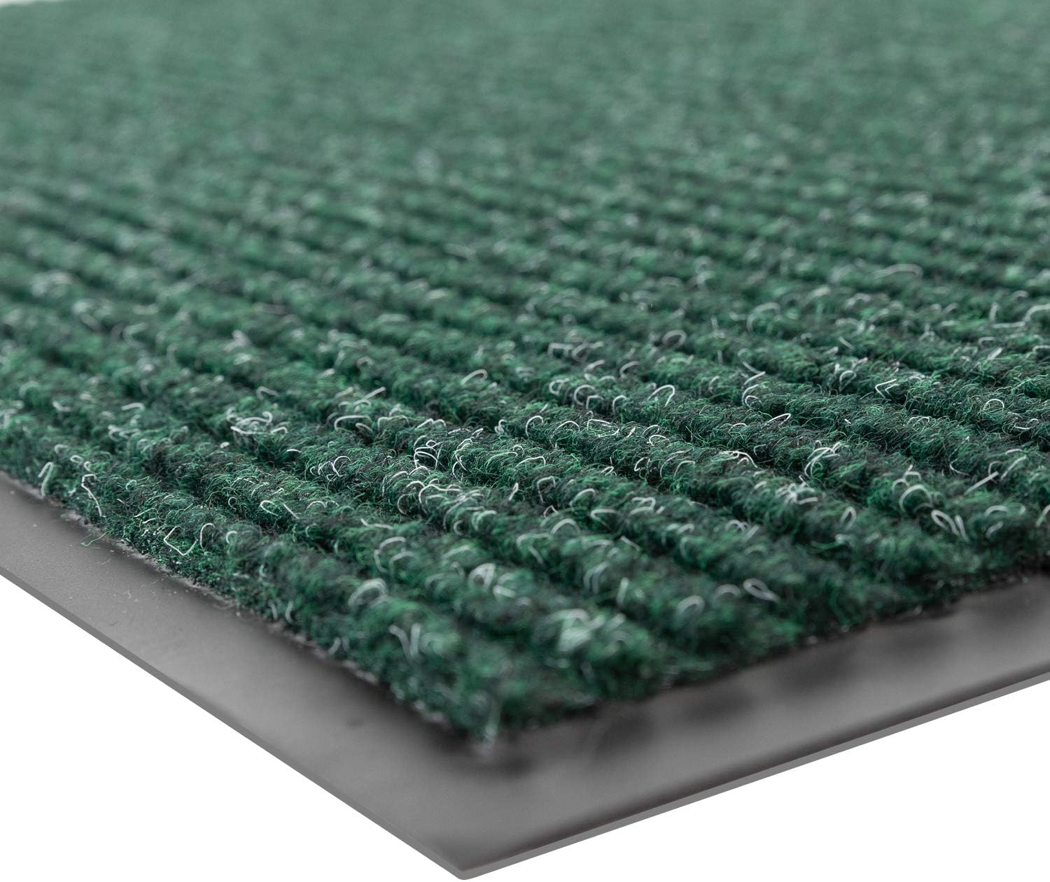 Notrax 109 Brush Step Carpeted Indoor/Outdoor Entrance Mat for Home or Office, 3' X 10', Absorbent Slip Resistant Heavy Duty Entry Mat, Hunter Green, 109S0310GN 3' x 10' (Rectangular) Hunter Green Solid - Image 2