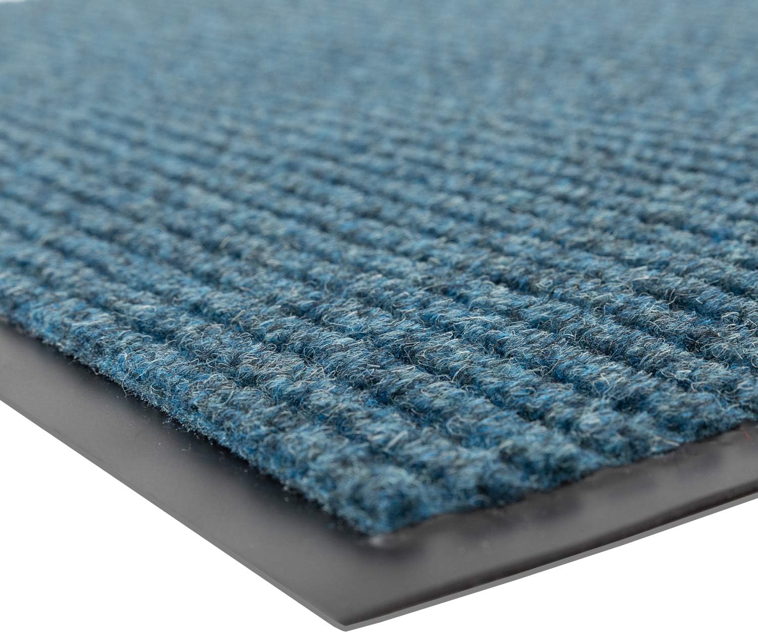 ‎Notrax | ‎109S0310BU | Notrax 109 Brush Step Carpeted Indoor/Outdoor Entrance Mat for Home or Office, 3' X 10', Absorbent Slip Resistant Heavy Duty Entry Mat, Slate Blue, 109S0310BU - Image 2