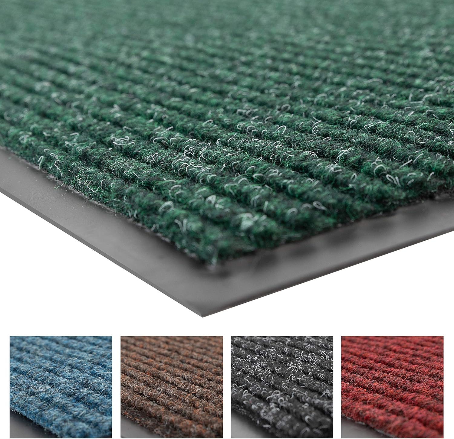 Notrax 109 Brush Step Carpeted Indoor/Outdoor Entrance Mat for Home or Office, 3' X 4', Absorbent Slip Resistant Heavy Duty Entry Mat, Hunter Green, 109S0034GN - Image 6