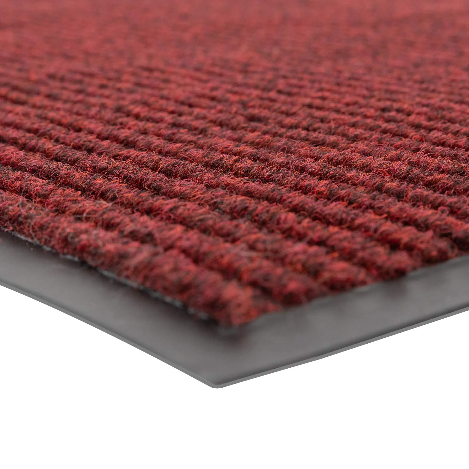 Notrax 109 Brush Step Carpeted Indoor/Outdoor Entrance Mat for Home or Office, 3' X 5', Absorbent Slip Resistant Heavy Duty Entry Mat, Red/Black, 109S0035RB