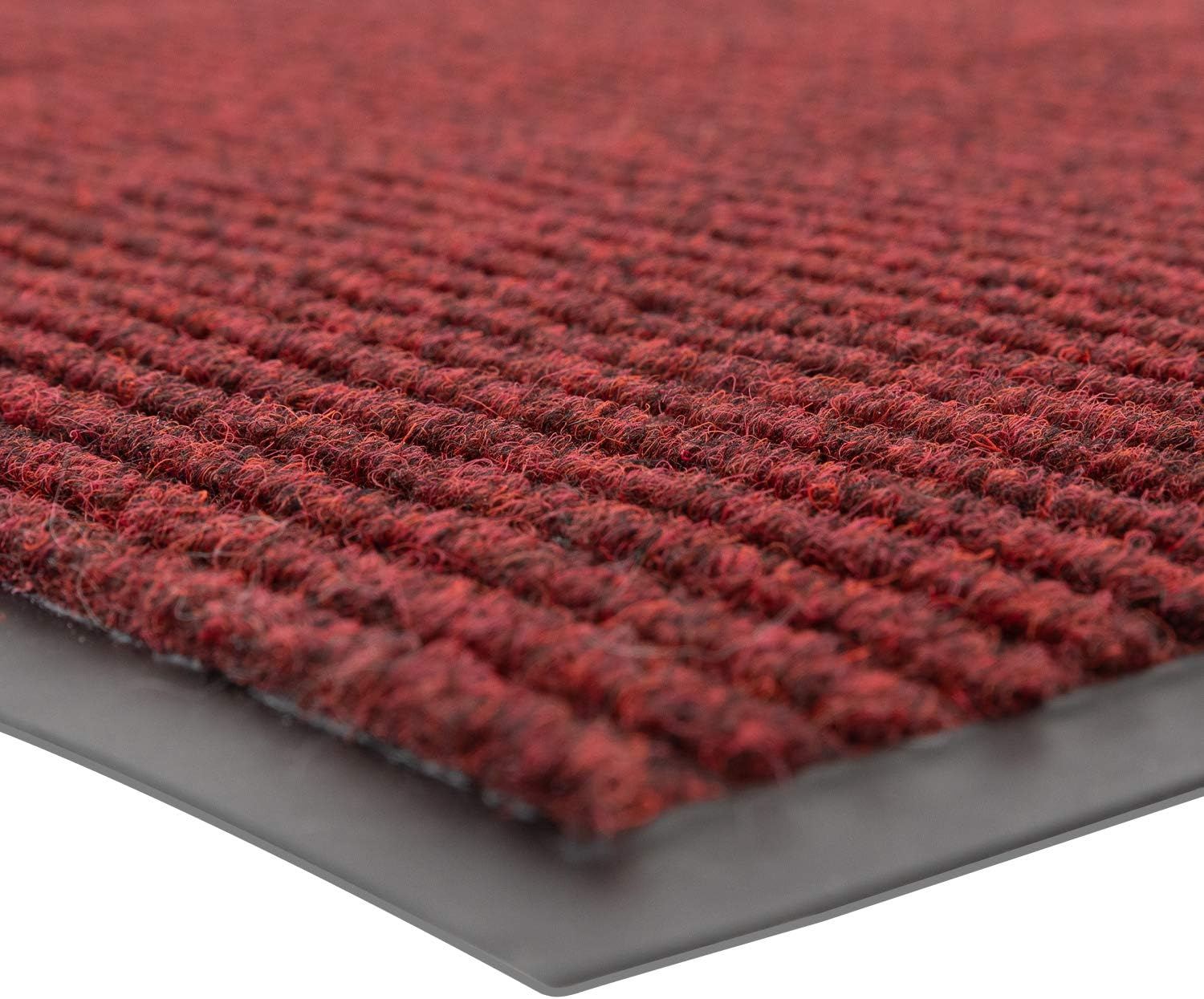 Notrax 109 Brush Step Carpeted Indoor/Outdoor Entrance Mat for Home or Office, 3' X 5', Absorbent Slip Resistant Heavy Duty Entry Mat, Red/Black, 109S0035RB - Image 2