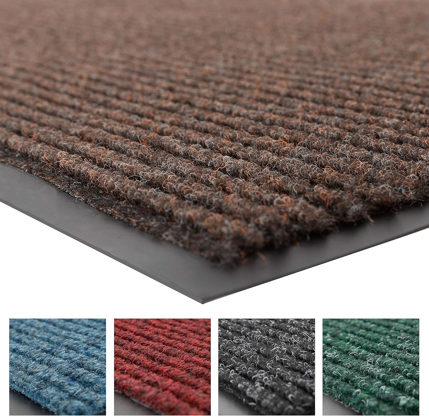 Notrax 109 Brush Step Carpeted Indoor/Outdoor Entrance Mat for Home or Office, 3' X 6', Absorbent Slip Resistant Heavy Duty Entry Mat, Brown, 109S0036BR - Image 4