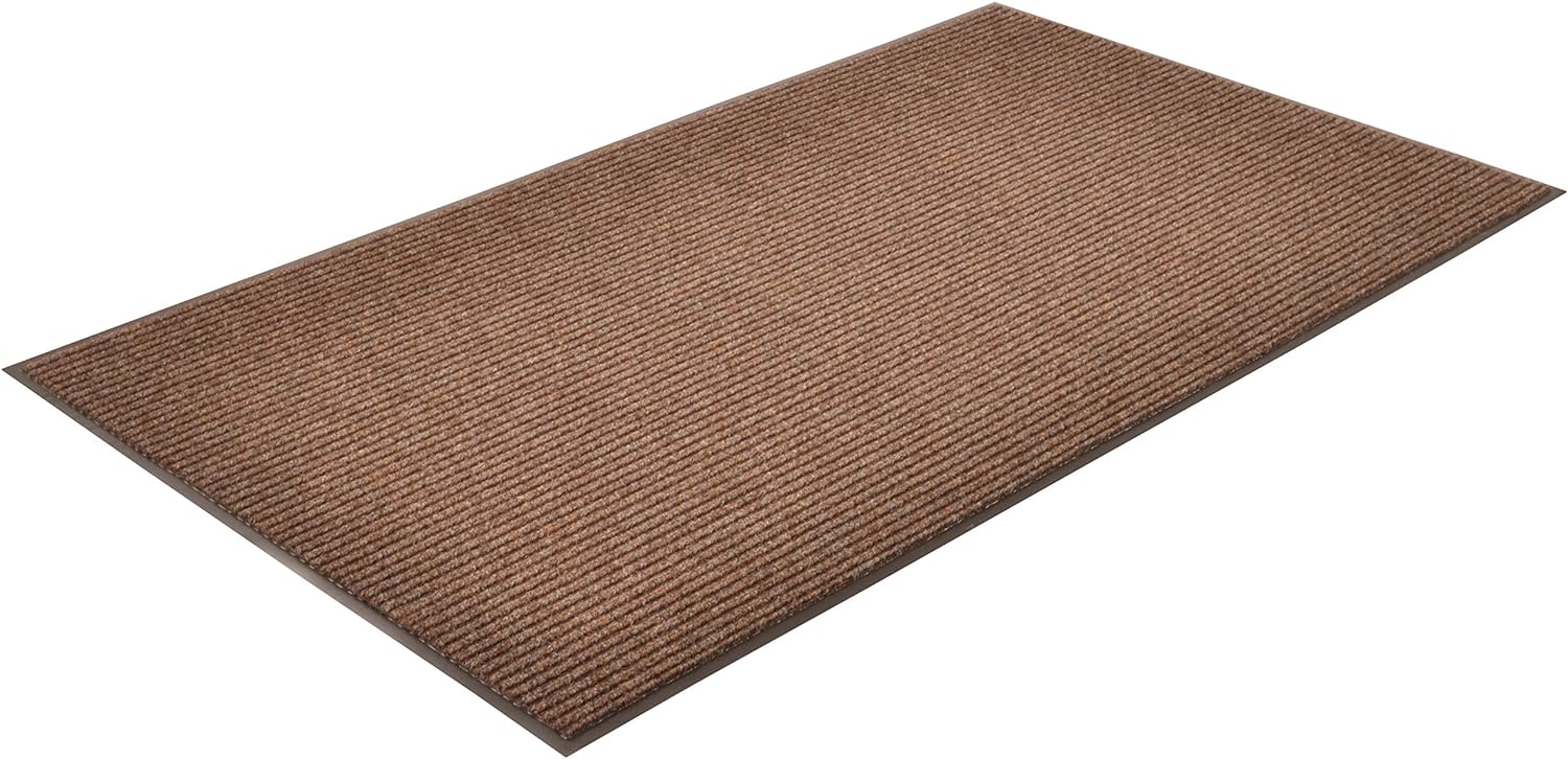 Notrax 109 Brush Step Carpeted Indoor/Outdoor Entrance Mat for Home or Office, 3' X 6', Absorbent Slip Resistant Heavy Duty Entry Mat, Brown, 109S0036BR - Image 6