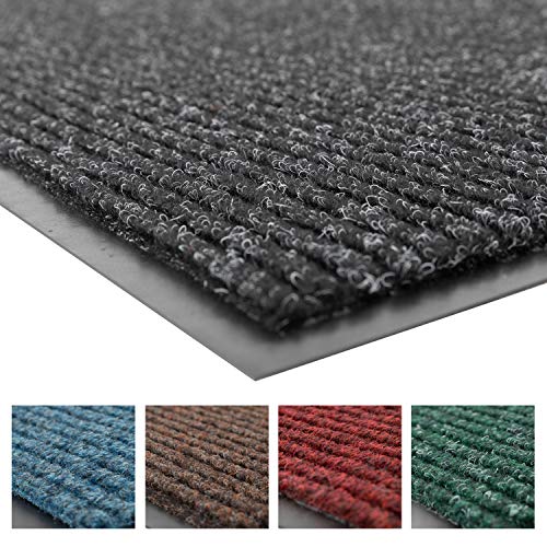 Notrax 109S0046CH Brush Step Carpeted Indoor/Outdoor Entrance Mat for Home or Office, 4' x 6', Absorbent Slip Resistant Heavy Duty Entry Mat, Charcoal - Image 5