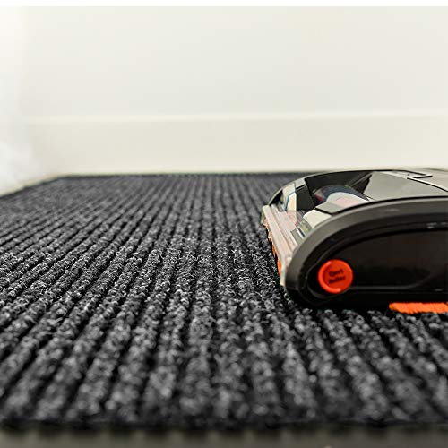 Notrax 109S0046CH Brush Step Carpeted Indoor/Outdoor Entrance Mat for Home or Office, 4' x 6', Absorbent Slip Resistant Heavy Duty Entry Mat, Charcoal - Image 6