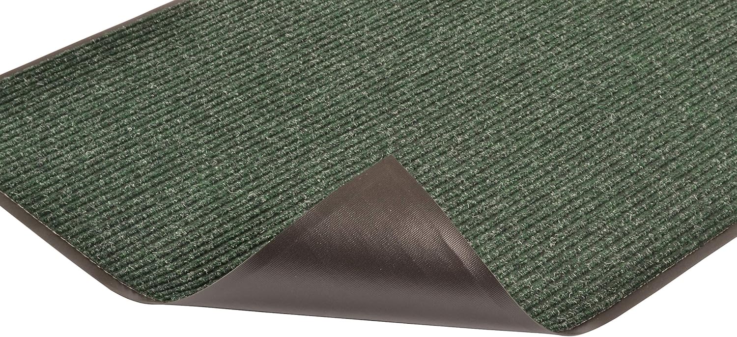 Notrax 109 Brush Step Carpeted Indoor/Outdoor Entrance Mat for Home or Office, 4' X 6', Absorbent Slip Resistant Heavy Duty Entry Mat, Hunter Green, 109S0046GN - Image 5