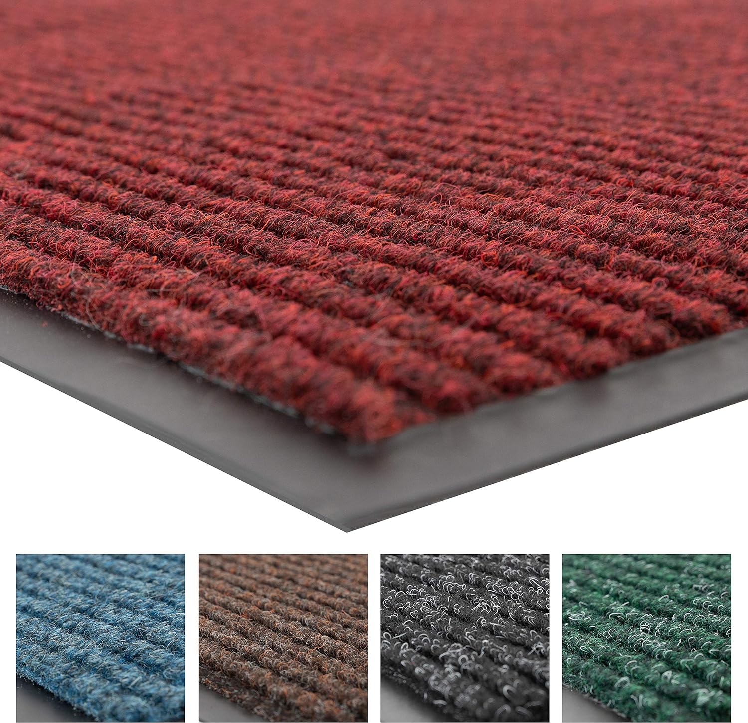 Notrax 109 Brush Step Carpeted Indoor/Outdoor Entrance Mat, 4' X 8' (Rectangular) Absorbent Slip Resistant Heavy Duty Entry Mat, Red/Black - 109S0048RB - Image 5