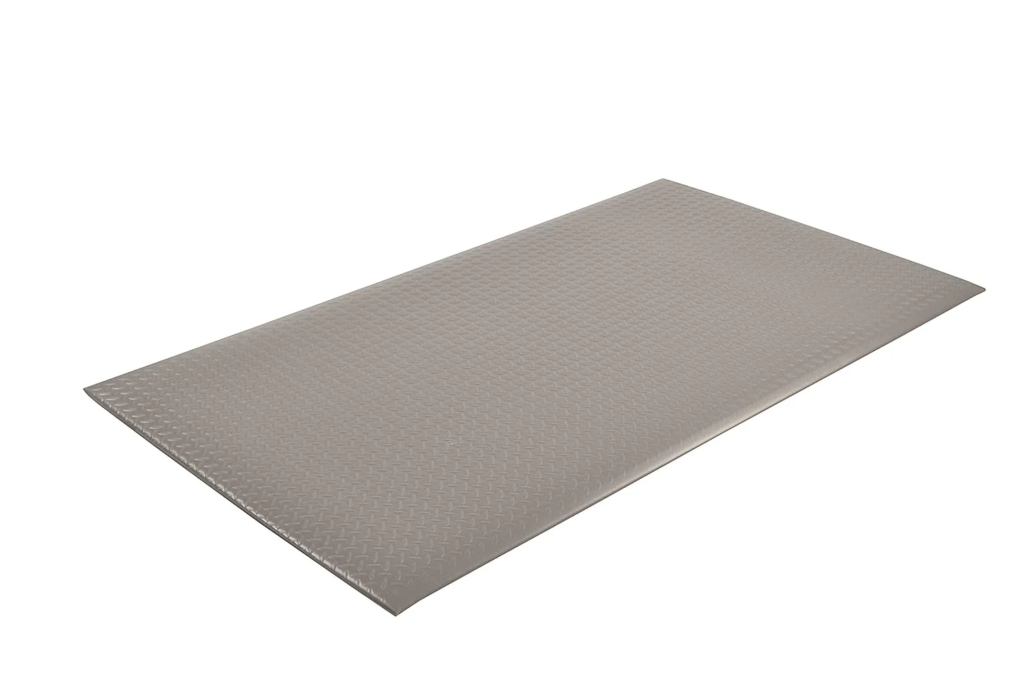 NoTrax 419 Diamond Sof-Tred Safety/Anti-Fatigue Mat with Dyna-Shield PVC Sponge, for Dry Areas, 2' Width x 60' Length x 1/2" Thickness, Gray 2'W x 60'L x 1/2" Thick Gray - Image 3