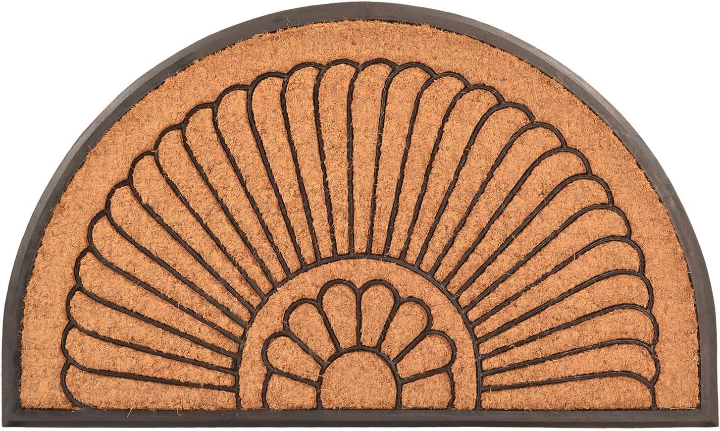 Notrax | C04S2439CR | Notrax, Crescent, Rubber-Backed Natural Coir Doormat, Entry Mat for Indoor or Outdoor Use, 24"x39", C04 (C04S2439CR) - Image 2