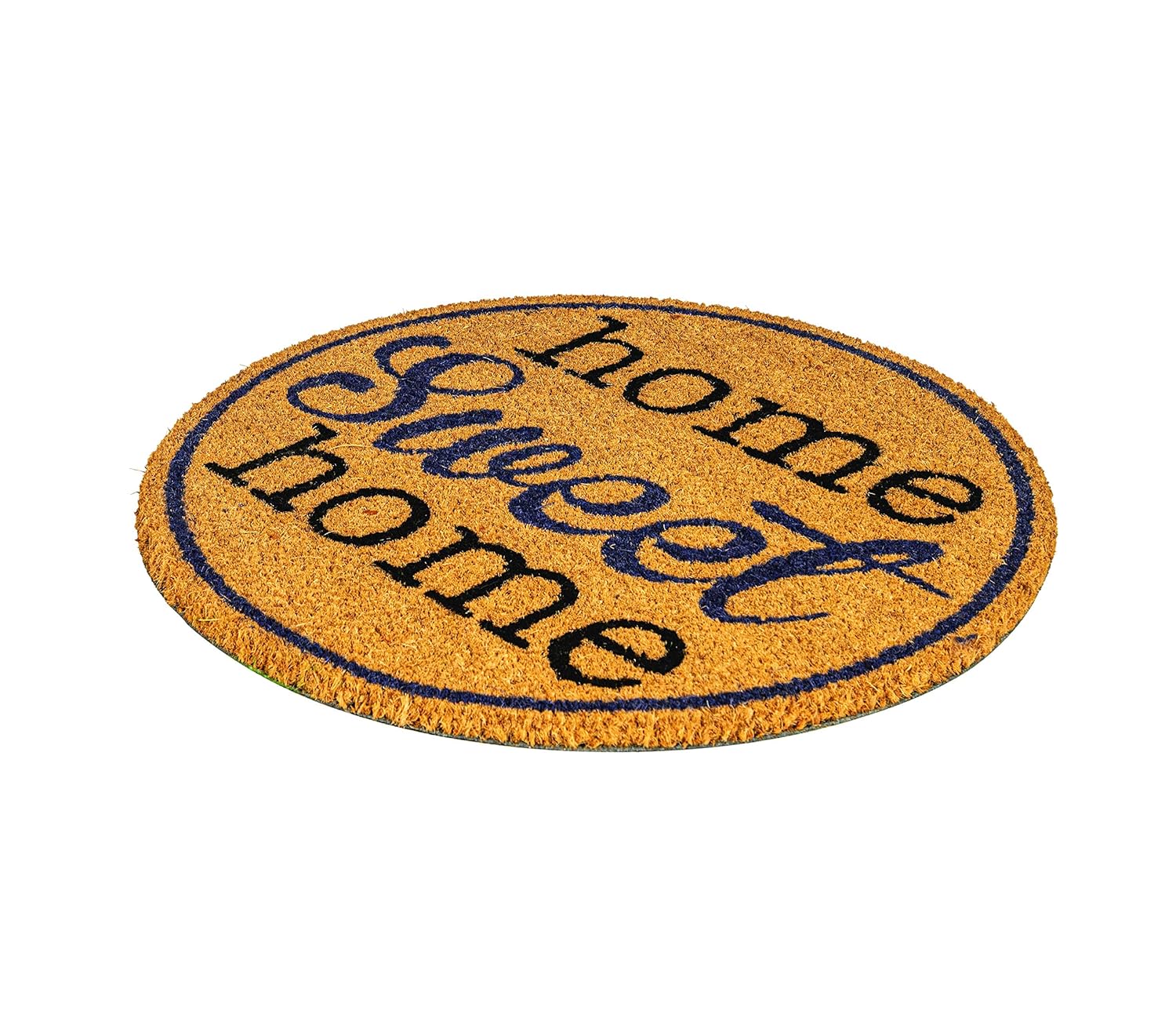NoTrax, Home Sweet Home, Vinyl-Backed Natural Coir Doormat, Entry Mat for Indoor or Outdoor Use, 22" Round, C12 (C12S0022HM) - Image 10