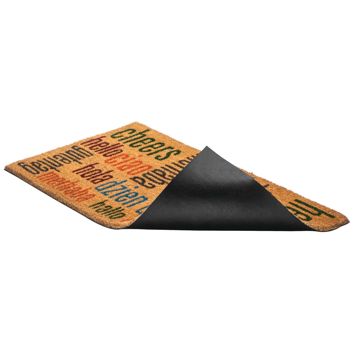Notrax | C12S1830HW | Notrax Multi-Lingual Hello, Vinyl-Backed Natural Coir Doormat, Entry Mat for Indoor or Outdoor Use, 18"x30", C12 (C12S1830HW) - Image 5