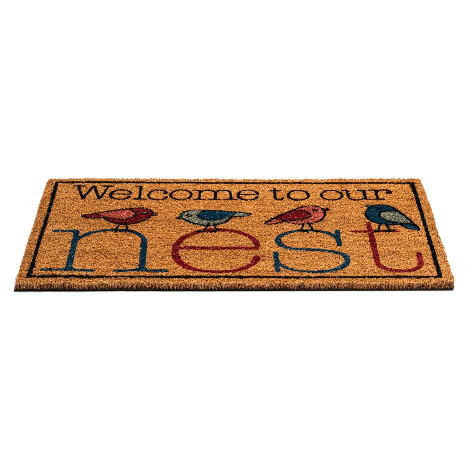NoTrax, Welcome Nest, Vinyl-Backed Natural Coir Doormat, Entry Mat for Indoor or Outdoor Use, 18"x30", C12 (C12S1830NW) - Image 5