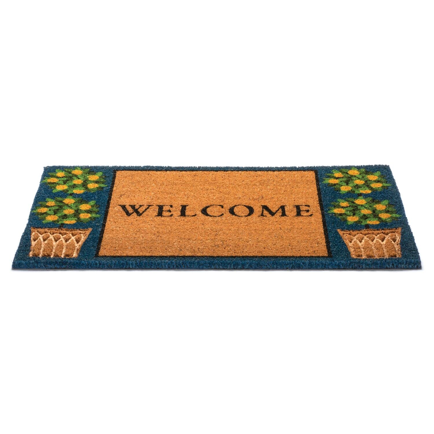 Notrax Welcome Topiary, Vinyl-Backed Natural Coir Doormat, Entry Mat for Indoor or Outdoor Use, 18"x30", C12 (C12S1830TW) - Image 6