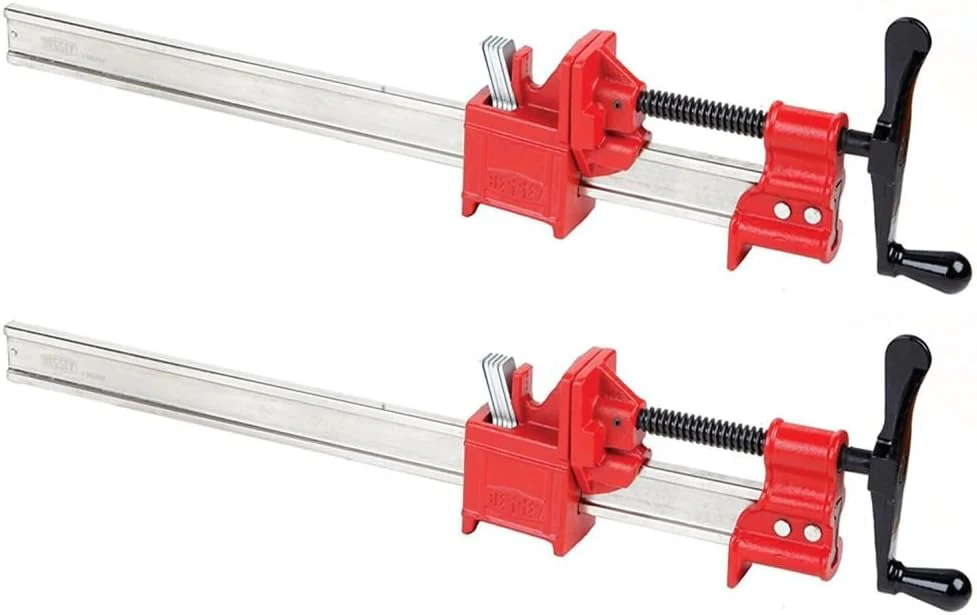 One (1) Pair BESSEY 30" Heavy-Duty IBeam Bar Clamps for Woodworking - Image 2