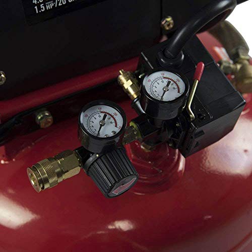 Porter-Cable PXCMF220VW 1.5 HP 20 Gallon Oil-Free Vertical Dolly Air Compressor - Image 7