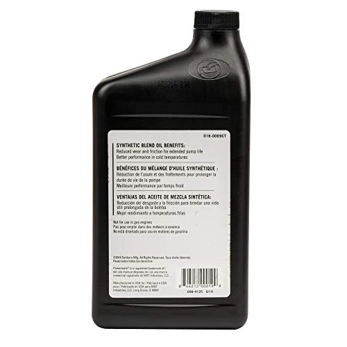 PowerMate Vx 0180069CT Synthetic Blend Air Compressor Oil - Image 2