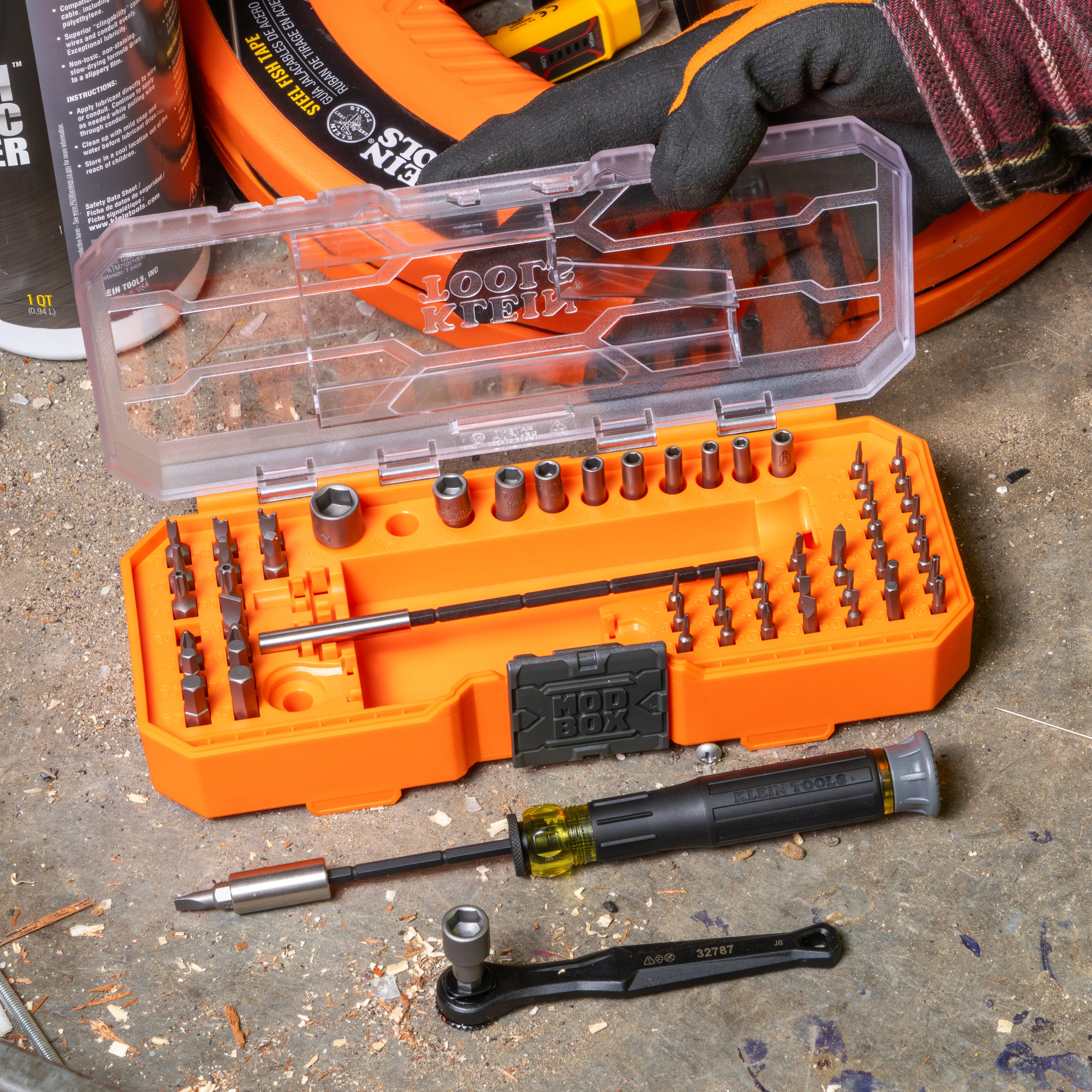 Klein Tools 32787 Precision Ratchet & Driver System 64-Piece - Image 5