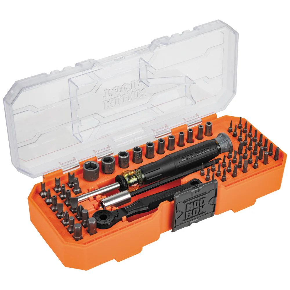 Klein Tools 32787 Precision Ratchet & Driver System 64-Piece - Image 9