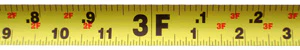 US Tape 51625 X Series ProTape Engineer's Model 1" x 25' - Image 2