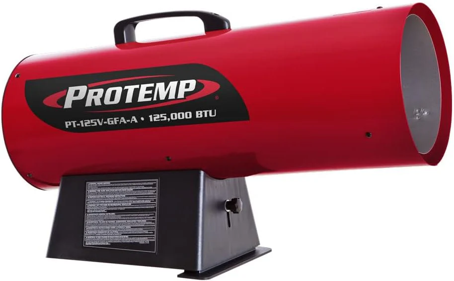 ProTemp PT-125V-GFA-A 125,000 BTU LP Propane Heater, For Warehouses, Garages, Barns and Workshops up to 3125 Sq feet - Image 2