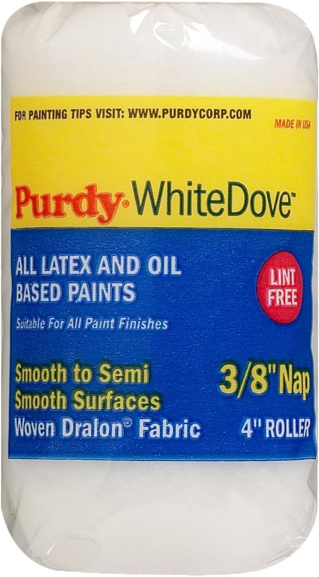 Purdy White Dove High Density Woven Covers 3/8" Nap Mini Roller - 140786104 - Image 2