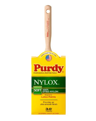 Purdy 144228230 Nylox Series Mode Flat Trim Paint Brush, 3 inch
