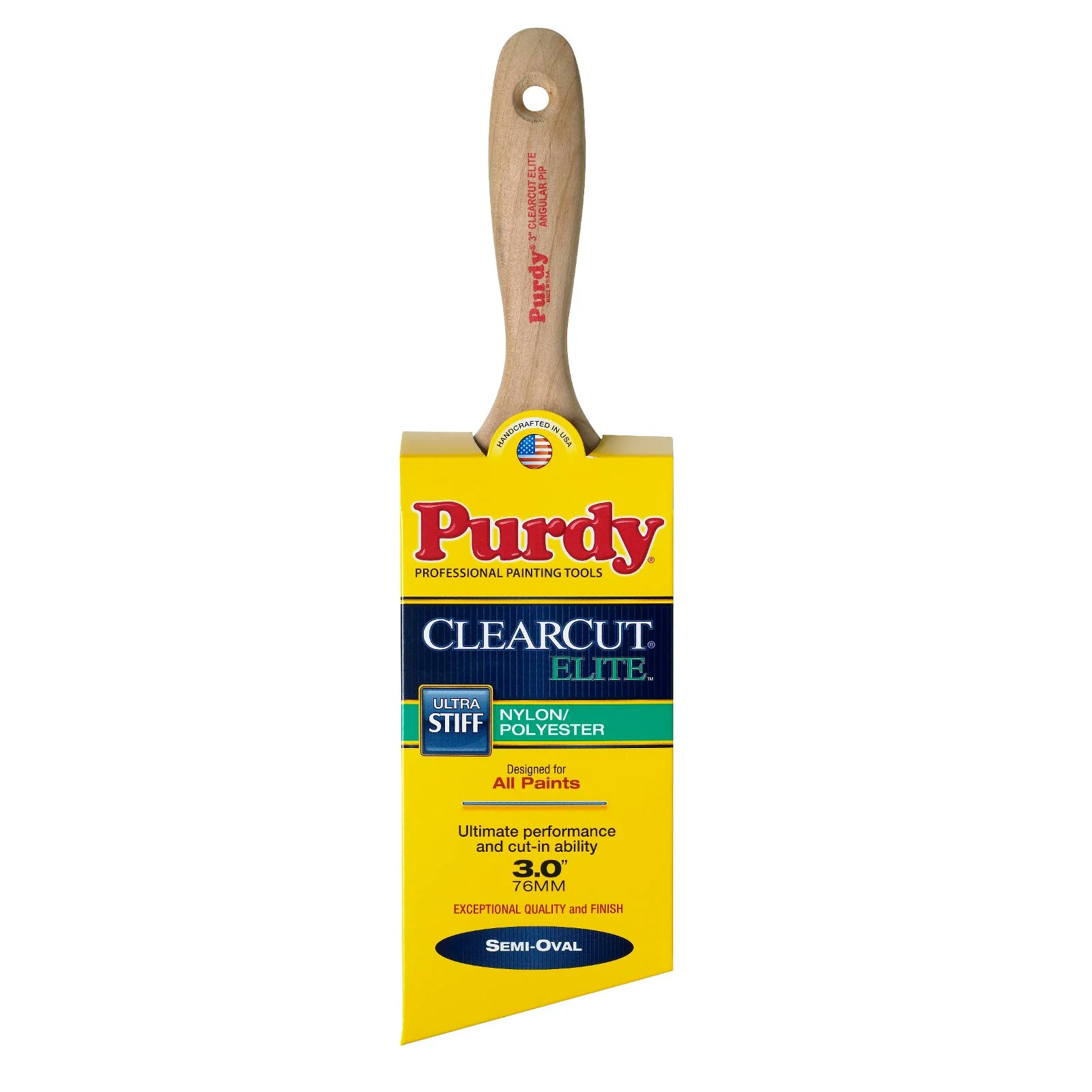Purdy 144424830 Clearcut Elite Angular PIP Angular Wall Brush