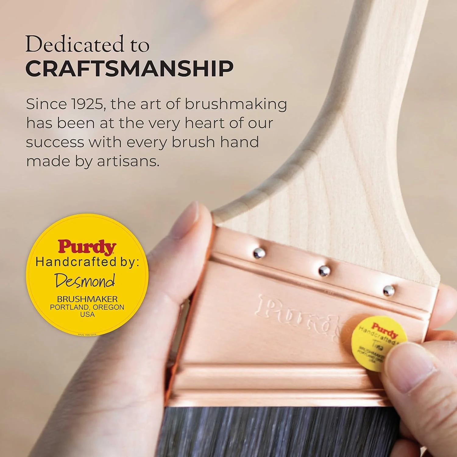 Purdy 144424830 Clearcut Elite Angular PIP Angular Wall Brush - Image 4