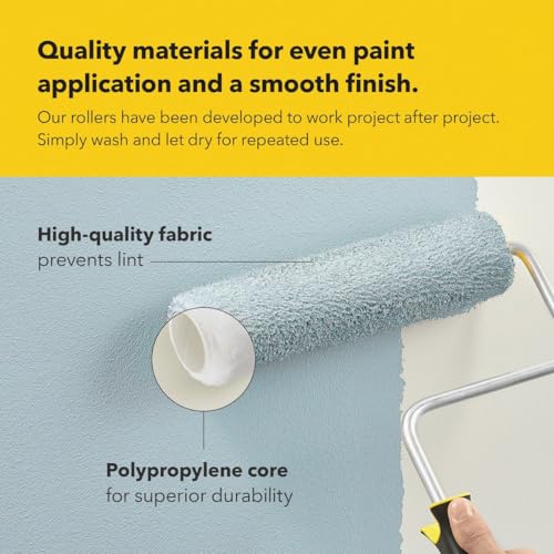 Purdy White Dove Woven 3/8 in. x 9 in. W Paint Roller Cover For Smooth Surfaces 3 pk - Image 5